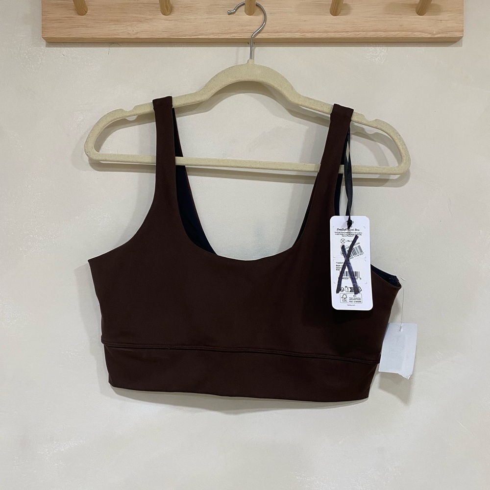 Varley FreeSoft Cori Sports Bra Coffee Bean Brown XL NWT - Picture 3 of 9